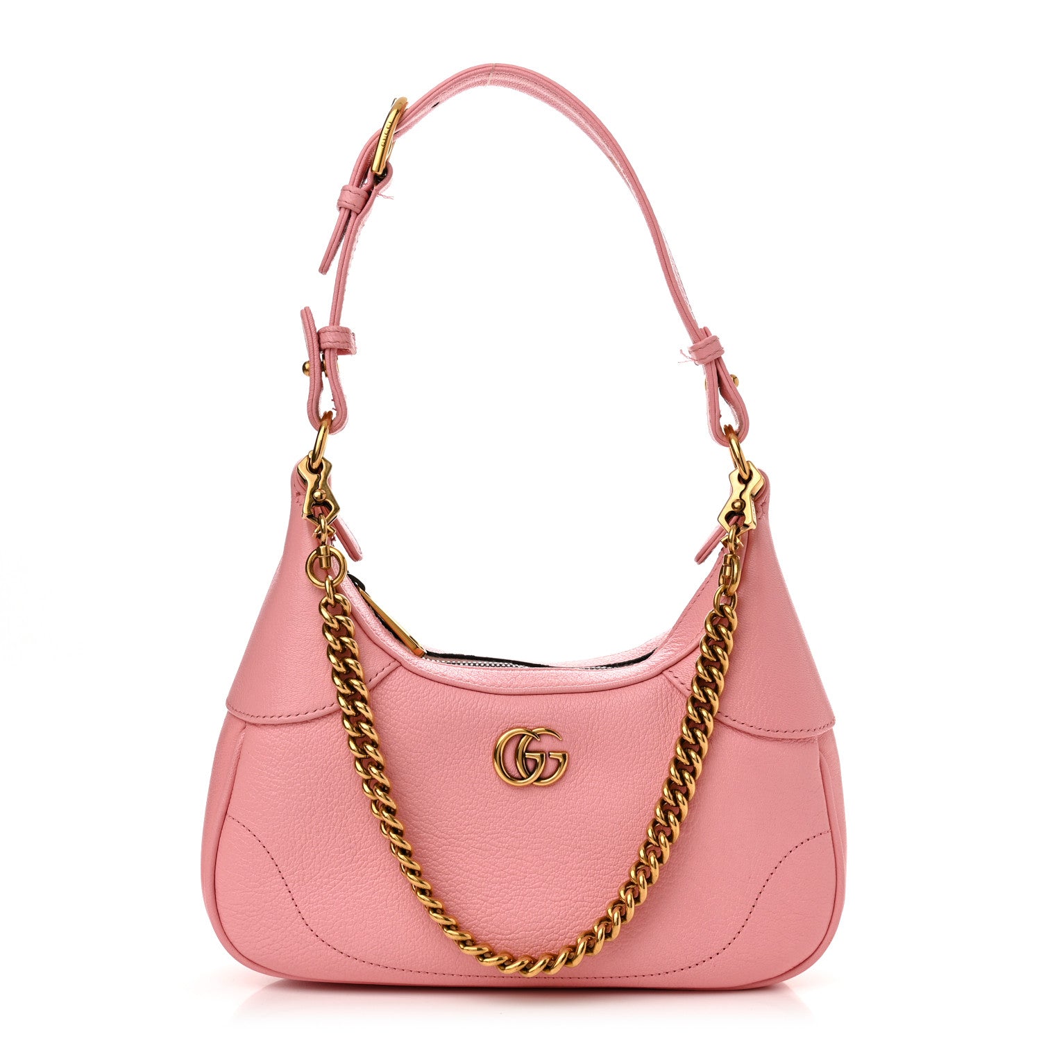 Gucci Goatskin Small Aphrodite Shoulder Bag Wild Rose 1 of 14