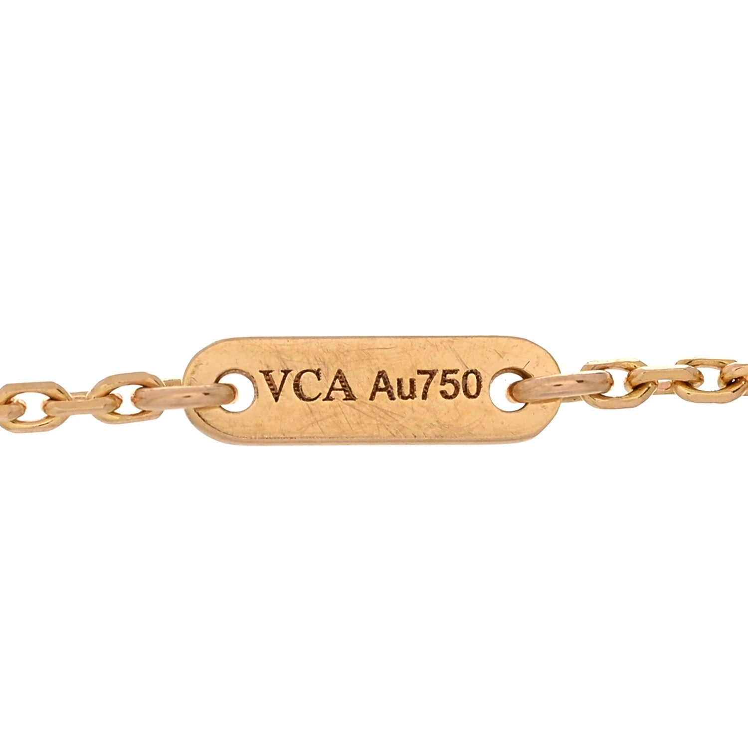 Van Cleef & Arpels 18K Rose Gold Carnelian Sweet Alhambra Bracelet 3 of 4