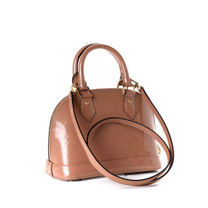 Louis Vuitton Vernis Alma BB Rose Velours 2 of 10