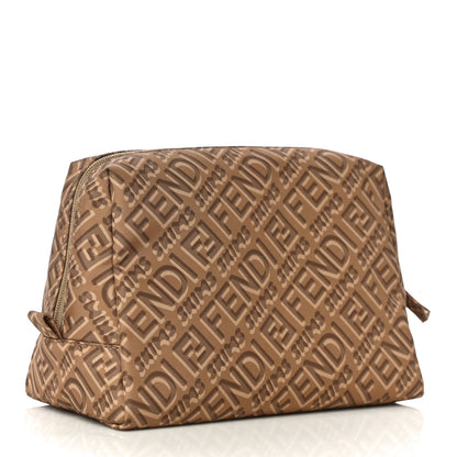 Fendi X SKIMS Nylon Medium Trapezoid Beauty Pouch Sand 3 of 9