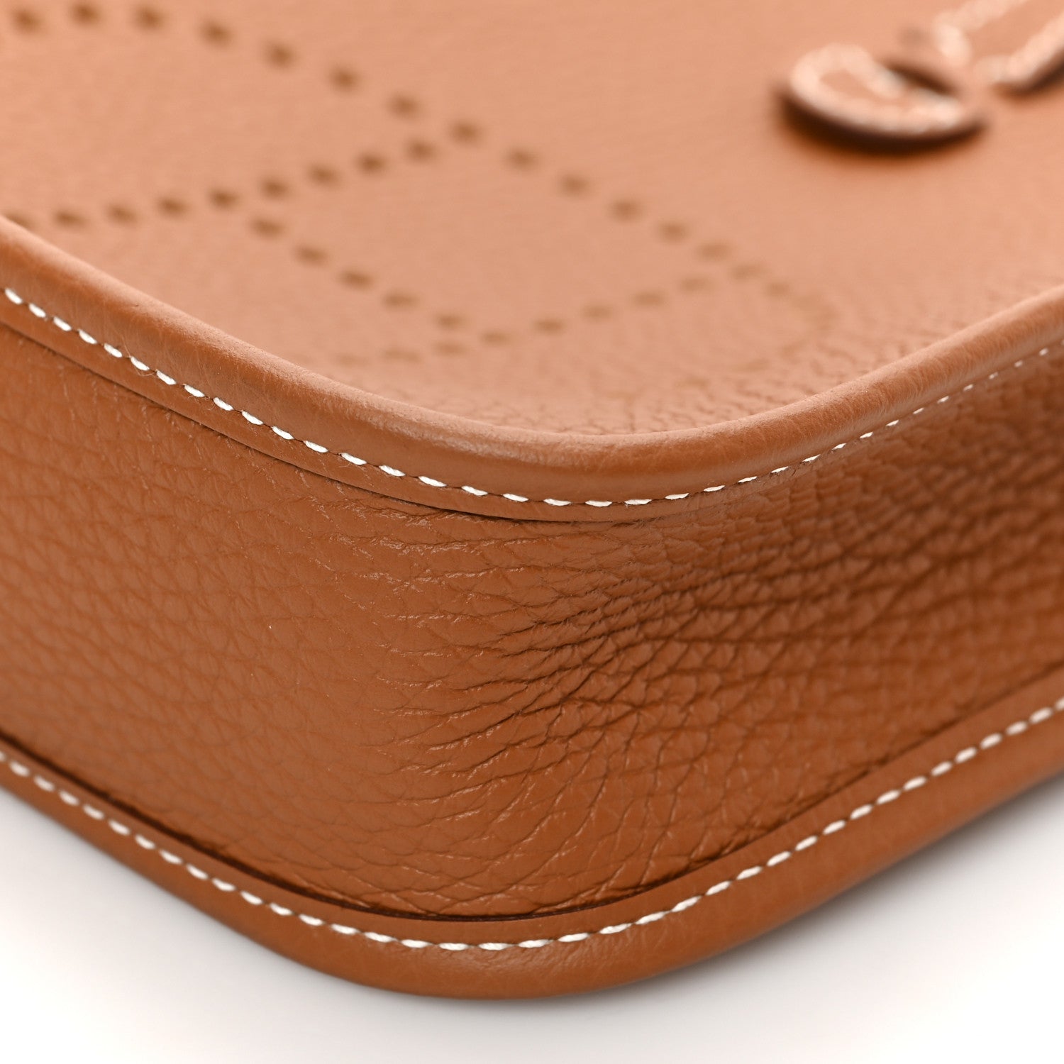 Hermes Taurillon Maurice Amazone Evelyne TPM Gold White 9 of 10