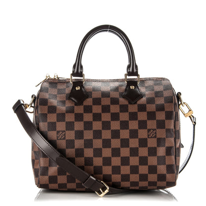 Louis Vuitton Damier Ebene Speedy Bandouliere 25 1 of 7