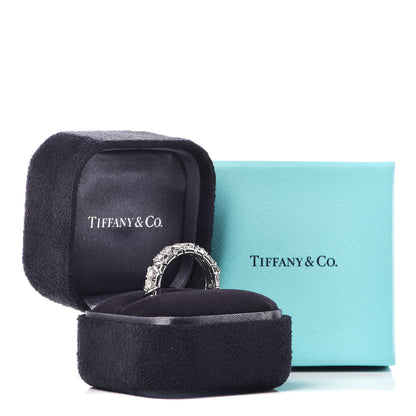 Tiffany Platinum Diamond Schlumberger Sixteen Stone Ring 58 8.5 6 of 6