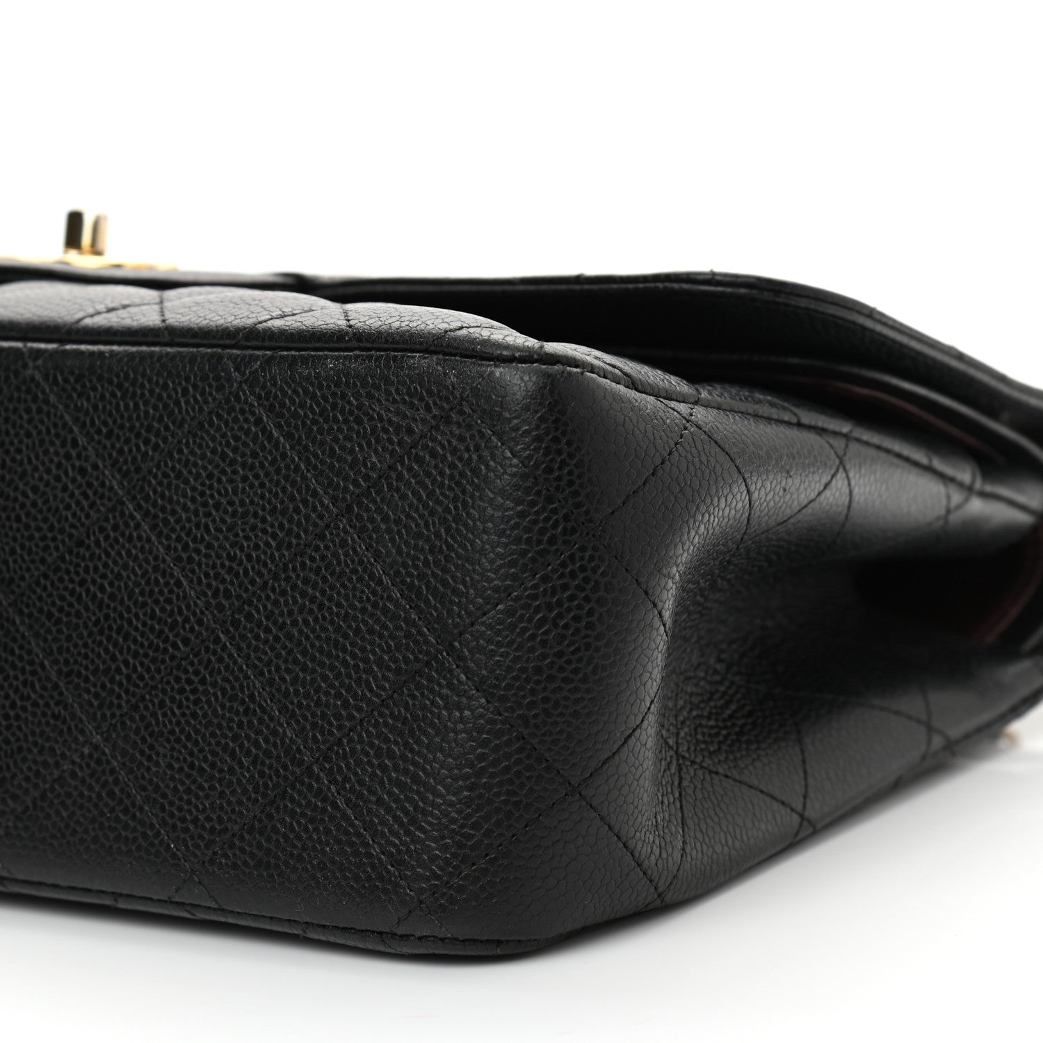 Chanel Caviar Quilted Jumbo Double Flap Black 10 of 16