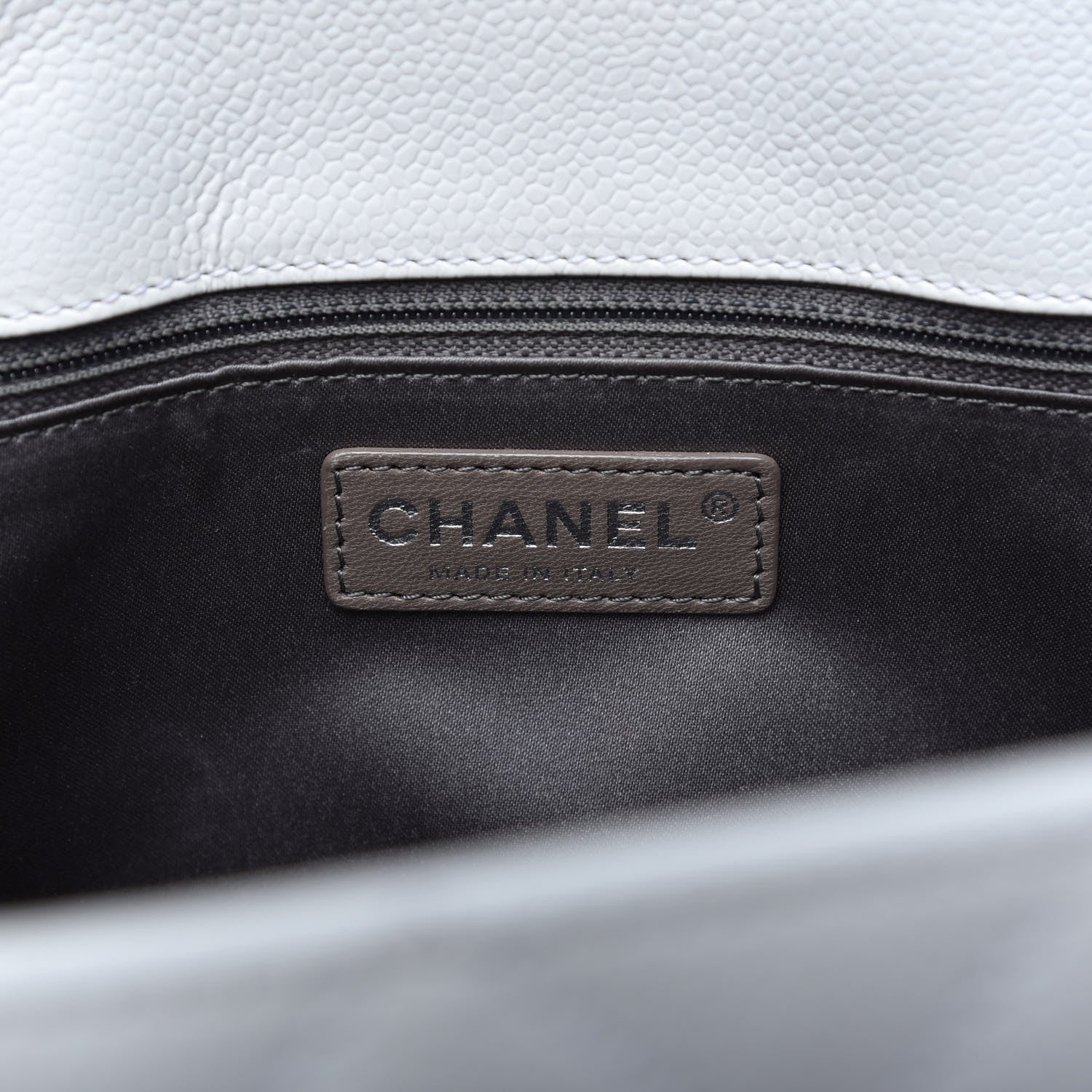 Chanel Caviar Quilted Grand Shopping Tote GST White 8 of 9