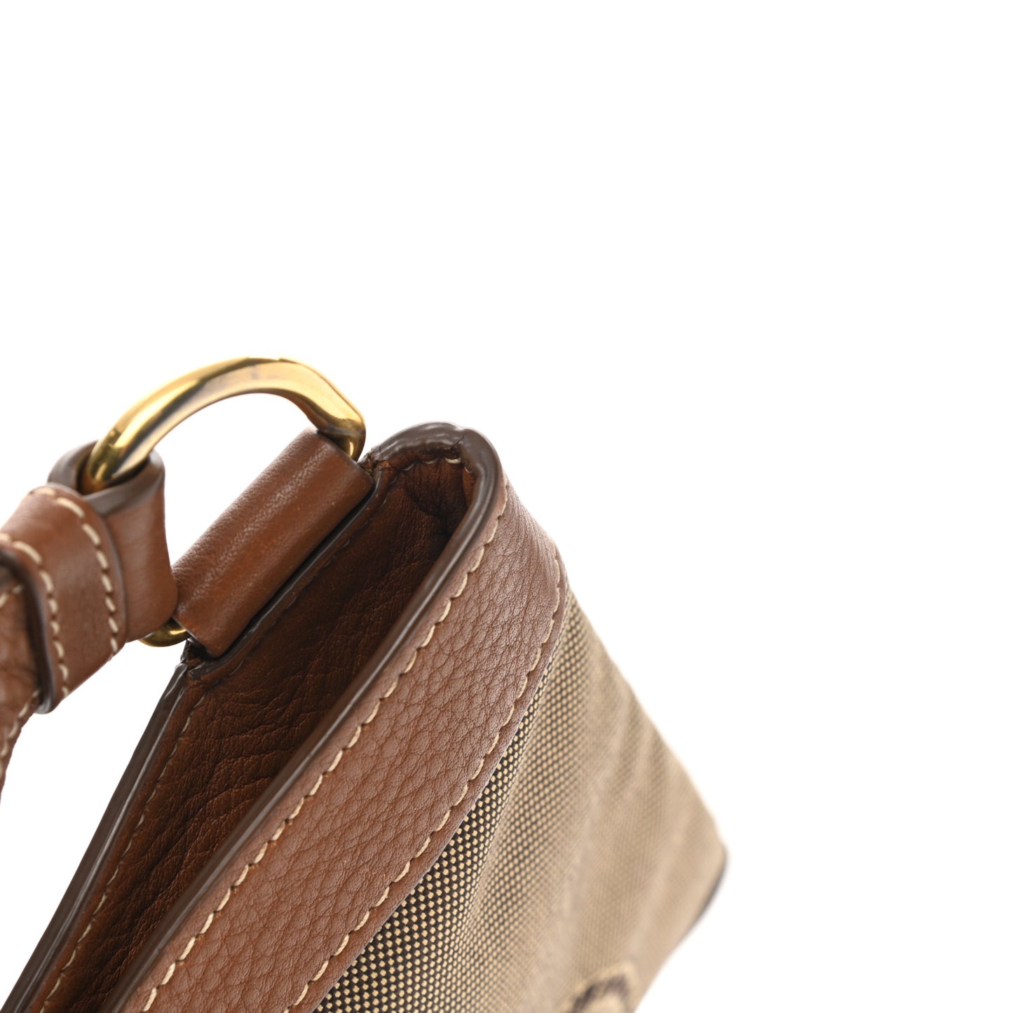 Jacquard Logo Small Flat Messenger Bag Corda Brandy