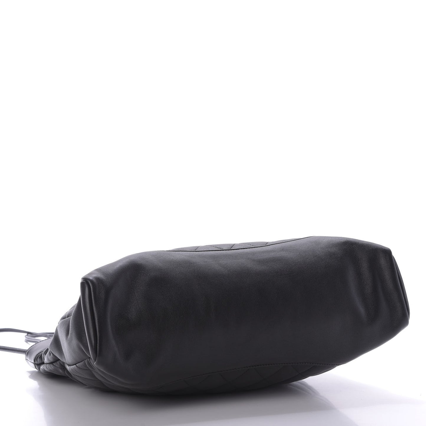 Lambskin Quilted Large 31 Shopping Bag Black