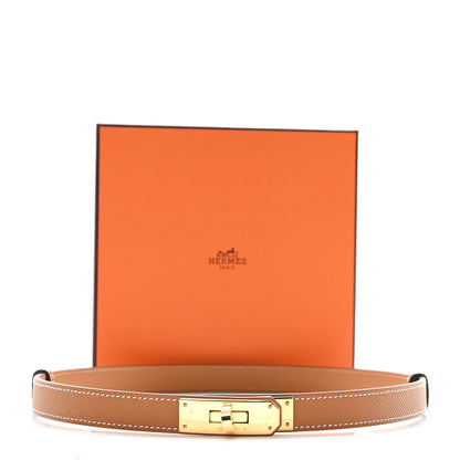 Hermes Epsom Kelly Belt Gold 4 of 4