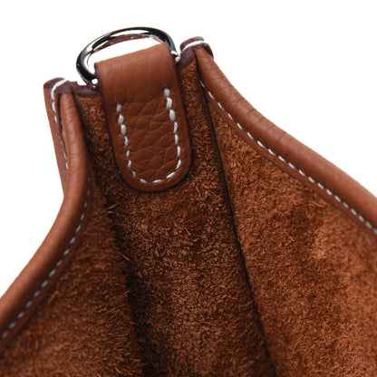 Hermes Taurillon Clemence Evelyne TPM Gold 8 of 11