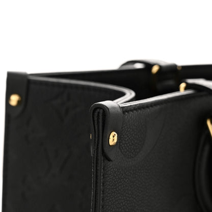Louis Vuitton Empreinte Monogram Giant Onthego MM Black 10 of 12