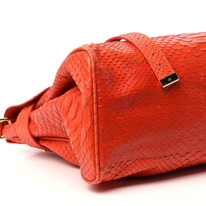 Mulberry Silky Snake Print Oversized Alexa Flame 7 of 10