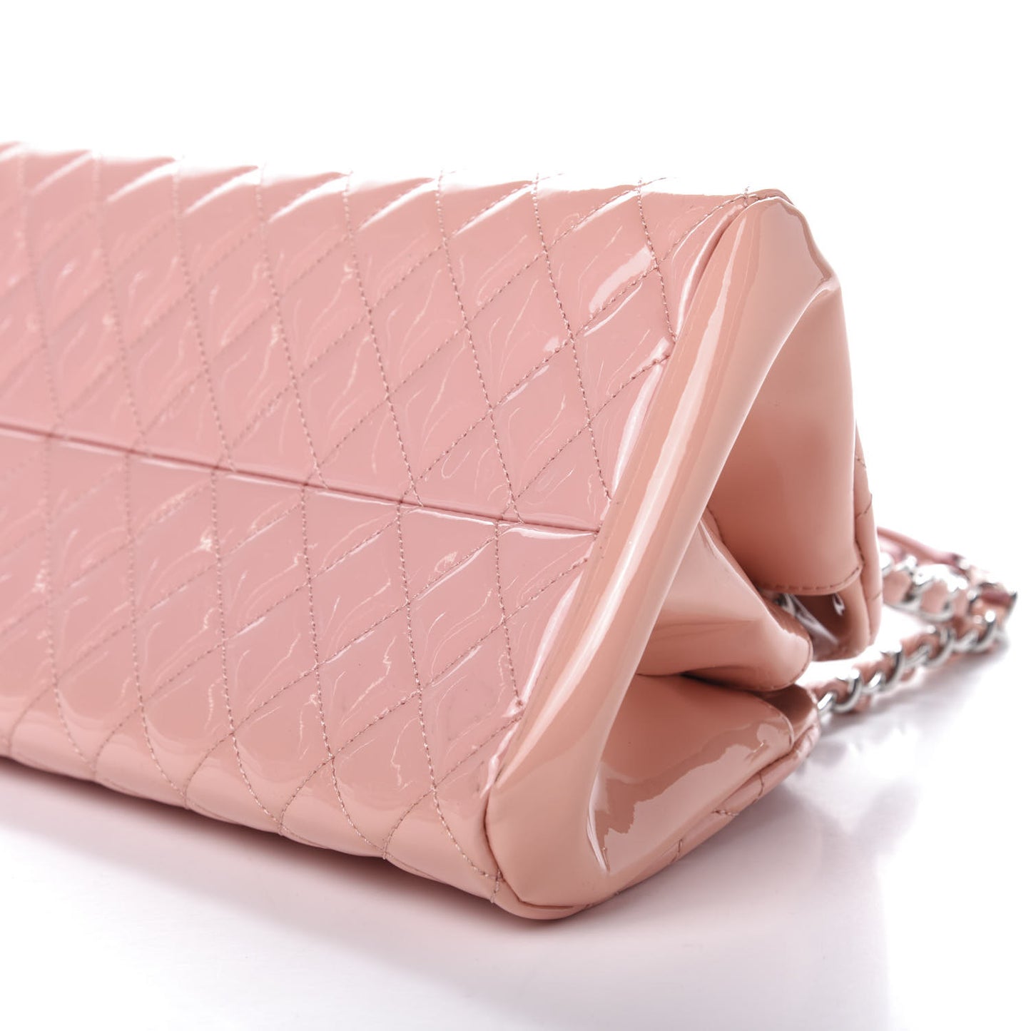 Patent Quilted Medium Just Mademoiselle Pink