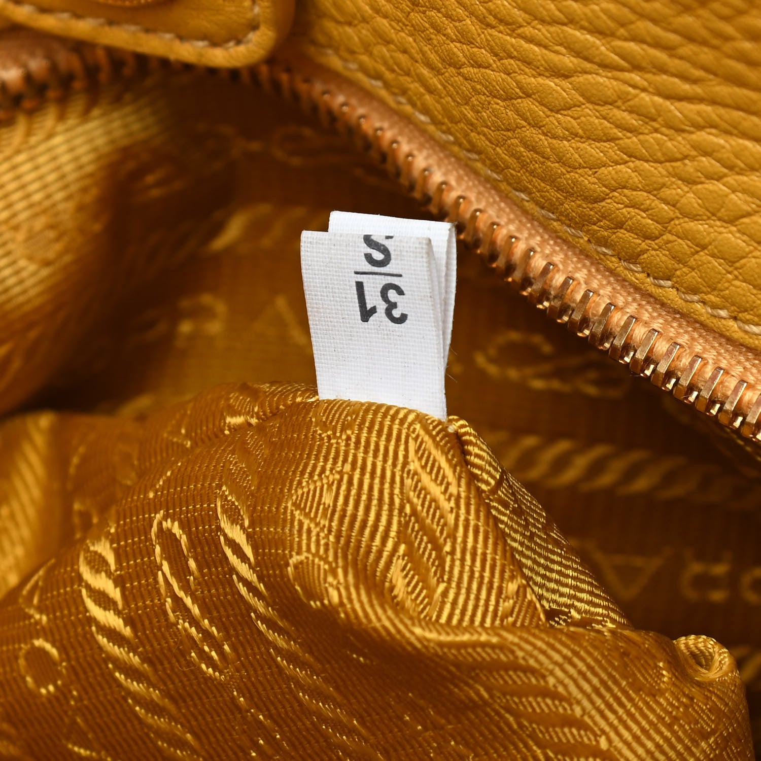Prada Vitello Daino Side Zip Tote Mimosa 6 of 19
