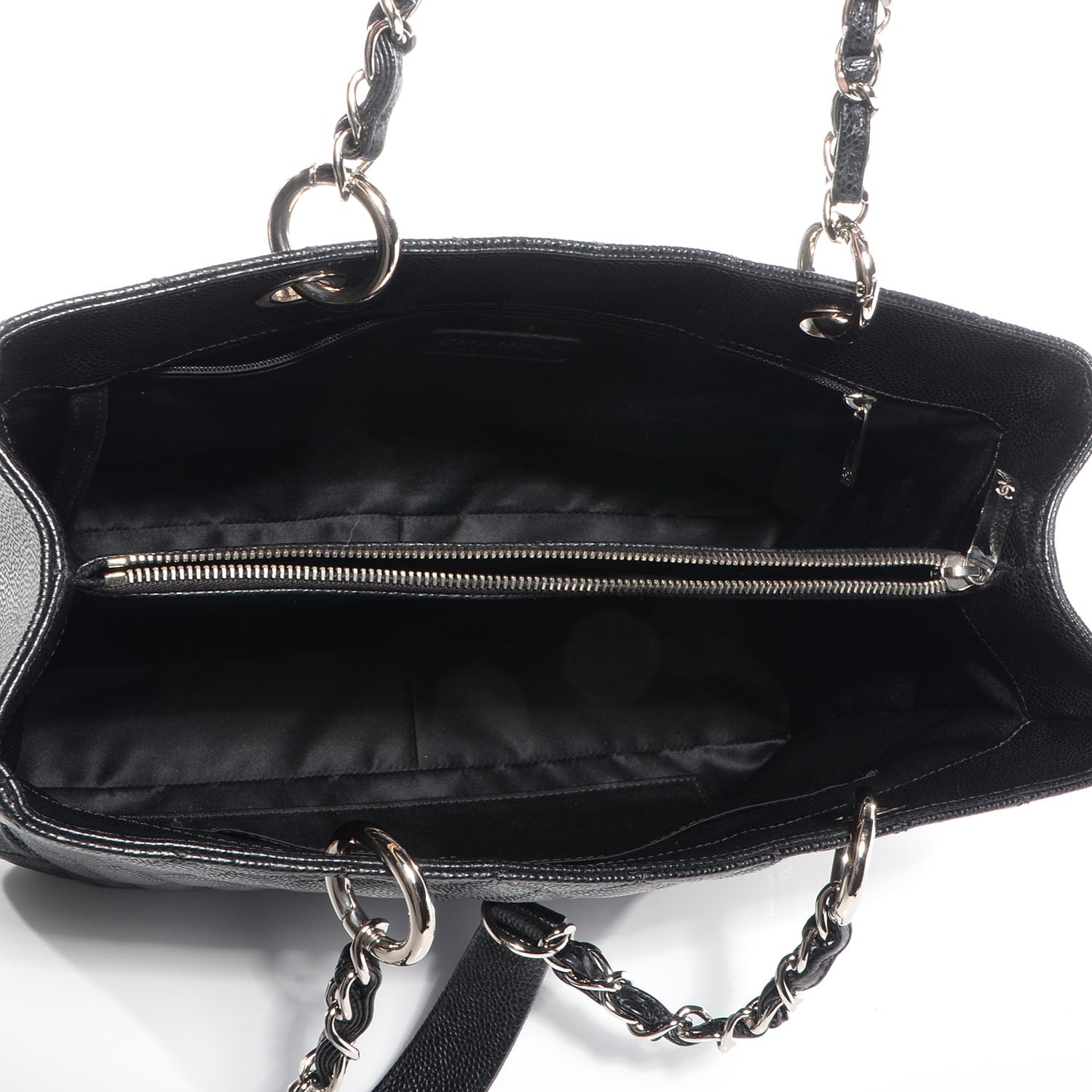 Chanel Caviar Grand Shopping Tote GST Black 5 of 7