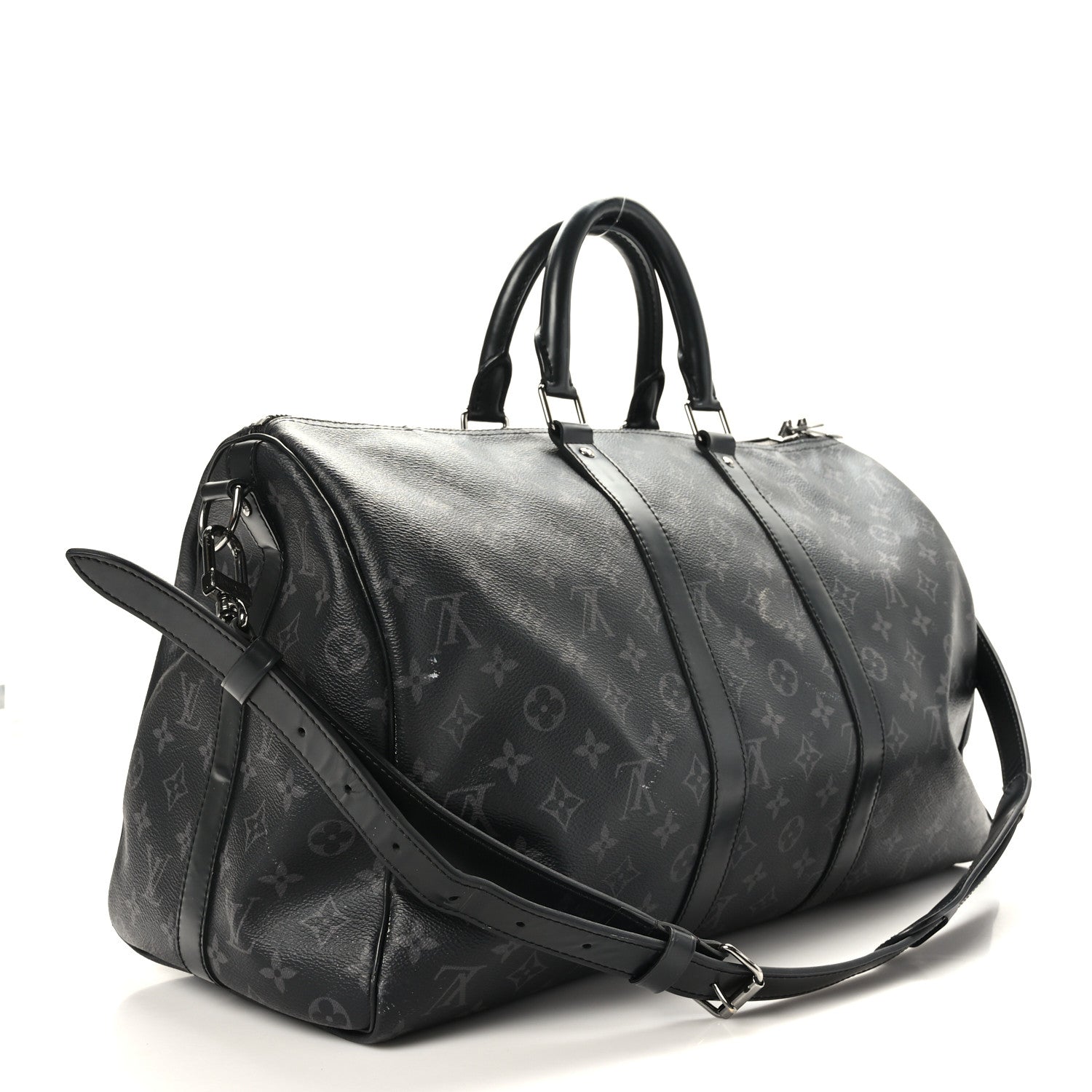 Louis Vuitton Monogram Eclipse Keepall Bandouliere 45 2 of 11