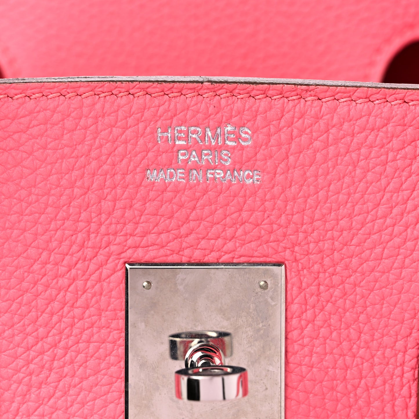 Togo Birkin 35 Rose Lipstick