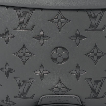 Louis Vuitton Calfskin Monogram Shadow Discovery Bumbag PM Gray 6 of 11