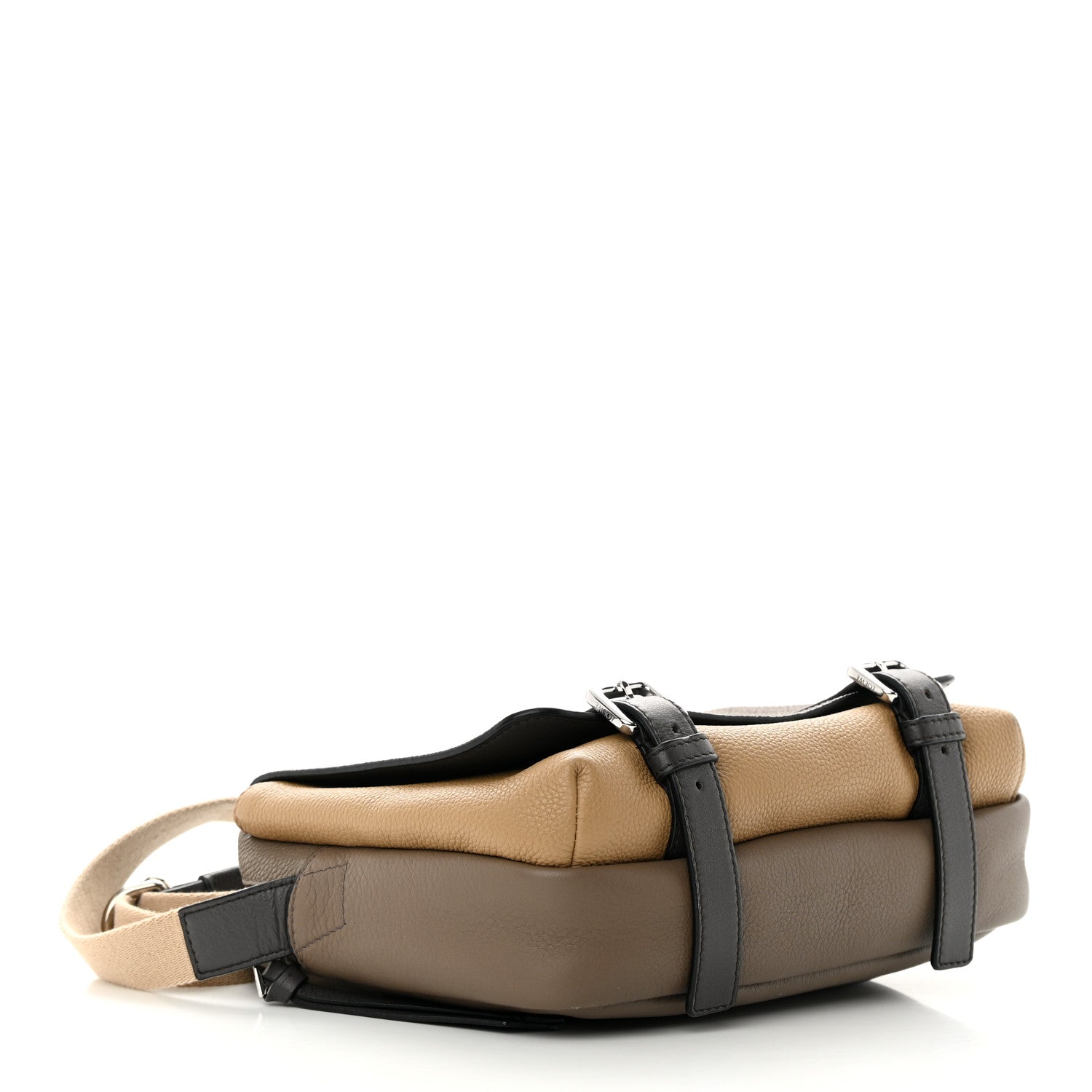 Loewe Soft Grained Calfskin XS Military Messenger Bag Dark Taupe Desert 4 of 15