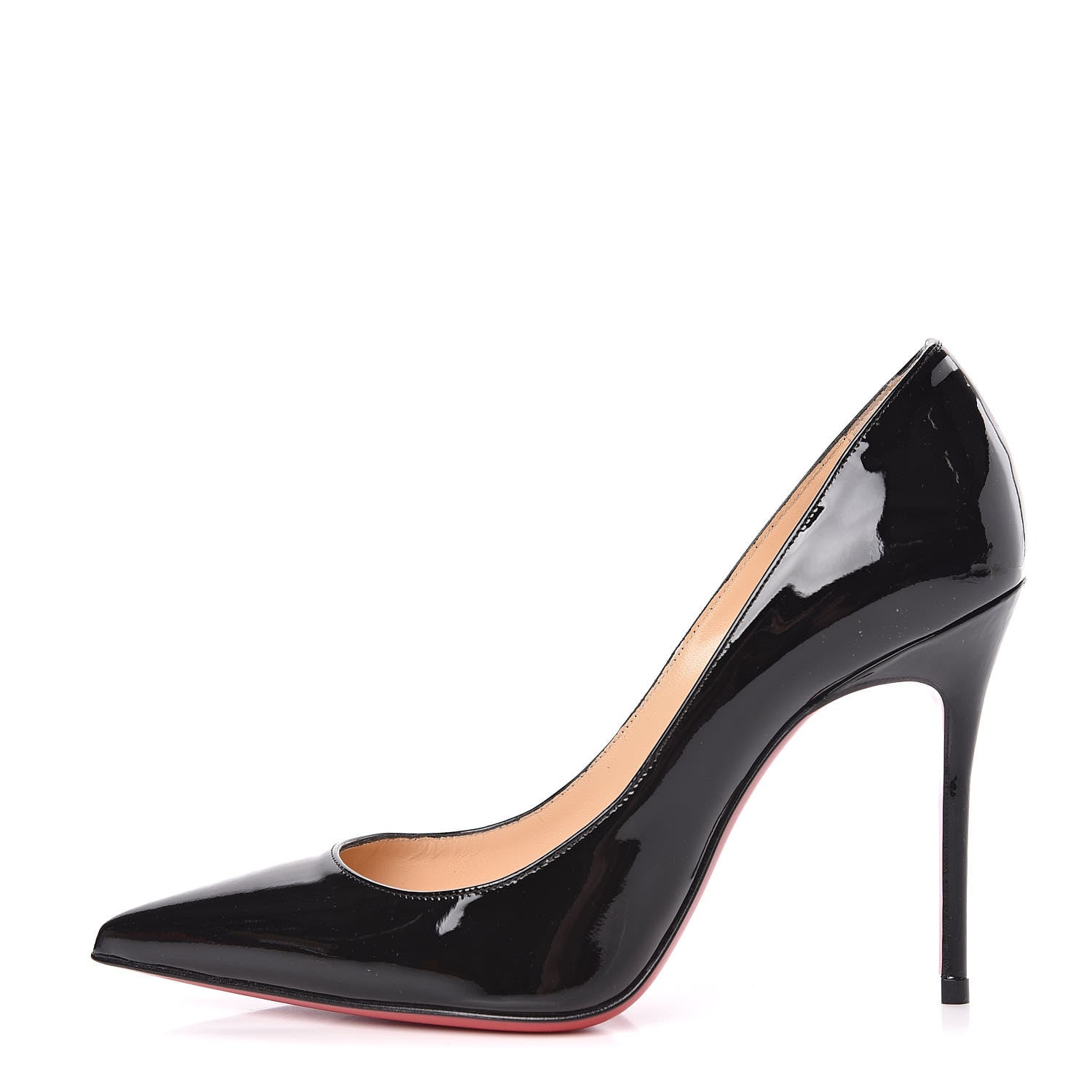 Christian Louboutin Patent Decollete 554 100 Pumps 35.5 Black 1 of 11