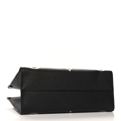 Louis Vuitton Empreinte Monogram Giant Onthego MM Black Beige 4 of 9