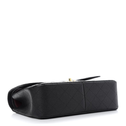 Chanel Caviar Quilted Jumbo Double Flap Black 4 of 9