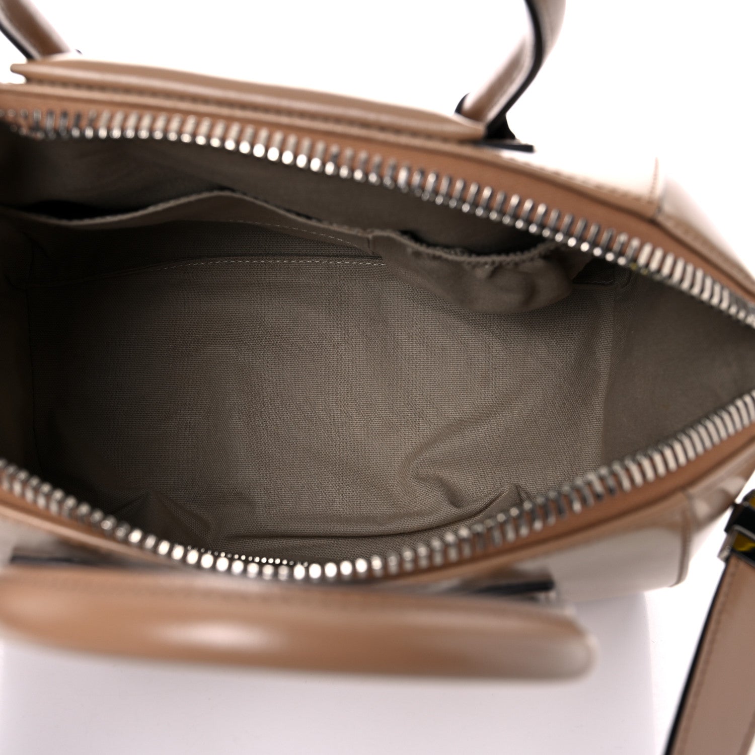 Givenchy Shiny Lord Calfskin Small Antigona Dark Beige 5 of 18