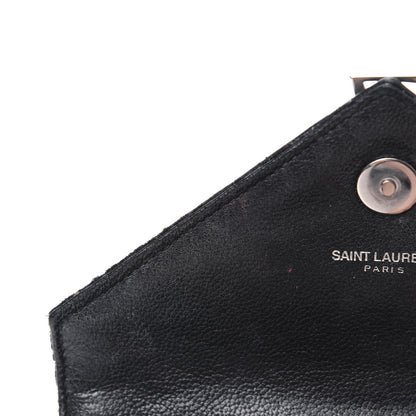 Saint Laurent Calfskin Matelasse Monogram Classic Baby Punk Chain Bag Black 7 of 11