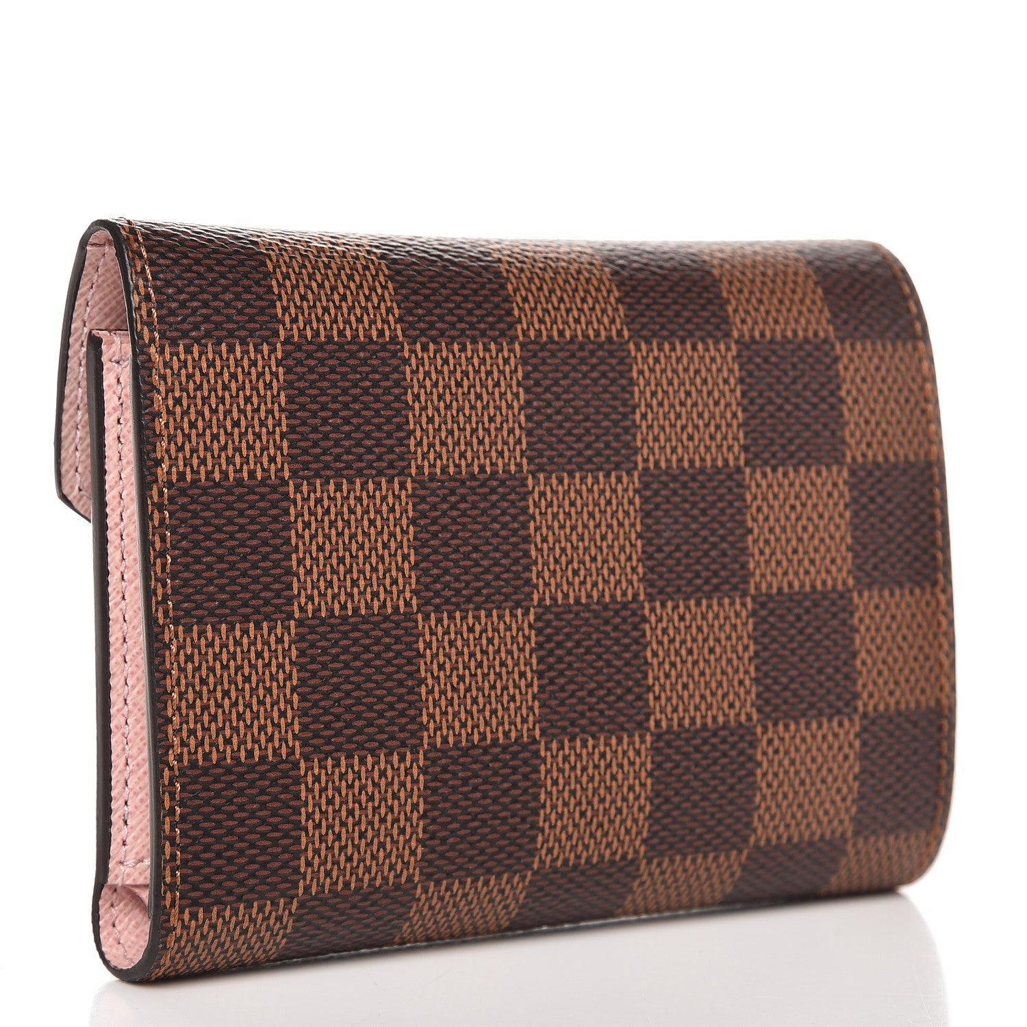 Louis Vuitton Damier Ebene Victorine Wallet Rose Ballerine 3 of 6