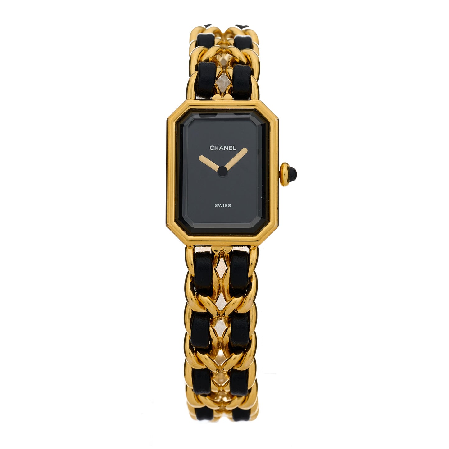 Stainless Steel Lambskin 20mm Chain Premiere Quartz Watch Gold XL