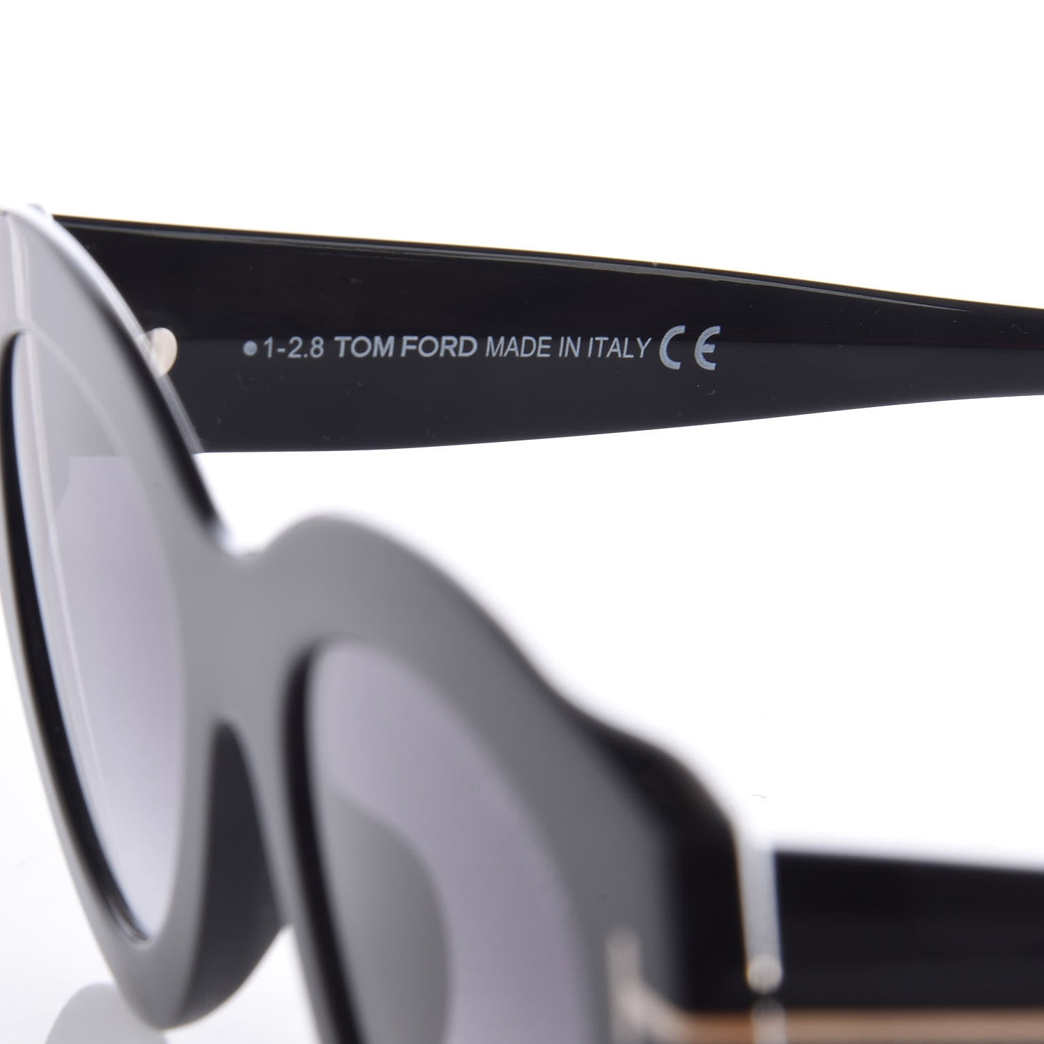 Tom Ford Slater Cat Eye Sunglasses TF658 Black 6 of 7