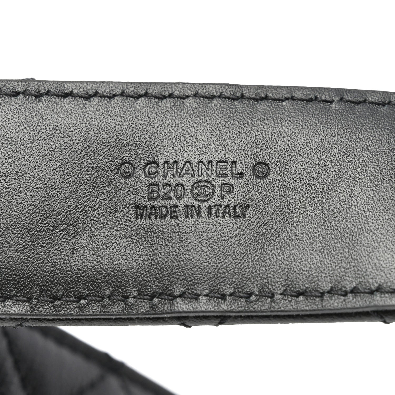 Chanel Caviar Quilted CC Chain Belt 80 32 Black 3 of 7
