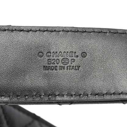 Chanel Caviar Quilted CC Chain Belt 80 32 Black 3 of 7