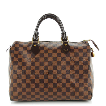 Louis Vuitton Damier Ebene Speedy 30 1 of 8