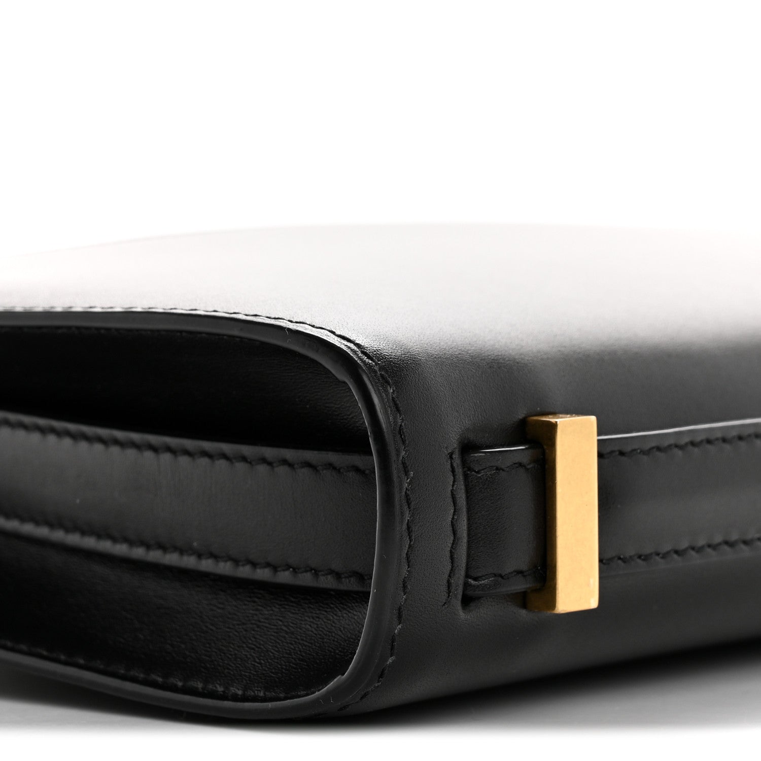 Saint Laurent Calfskin Reverse Satchel Black 9 of 13