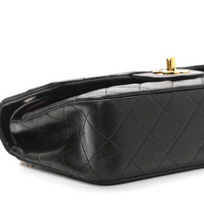 Chanel Lambskin Quilted Small Double Flap Black 9 of 12