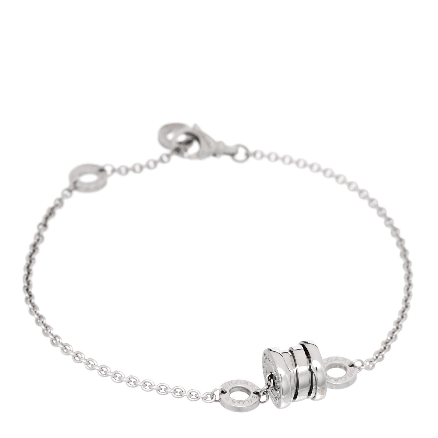 Bulgari 18K White Gold B.Zero1 Bracelet 1 of 9
