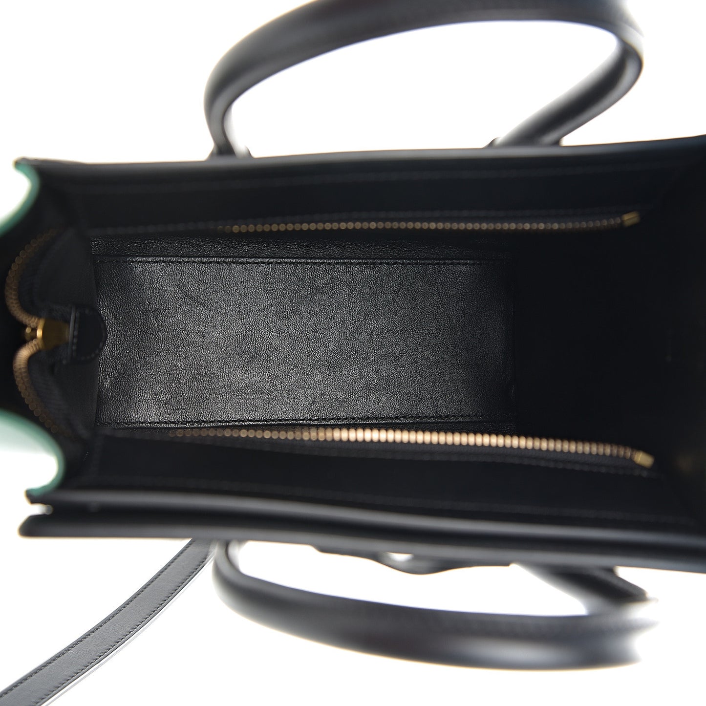 Smooth Calfskin Nubuck Nano Tri-Color Luggage Palm