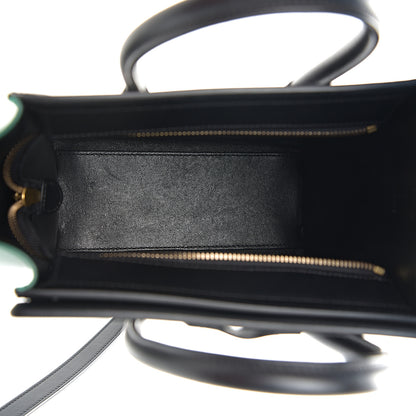 Celine Smooth Calfskin Nubuck Nano Tri-Color Luggage Palm 4 of 8
