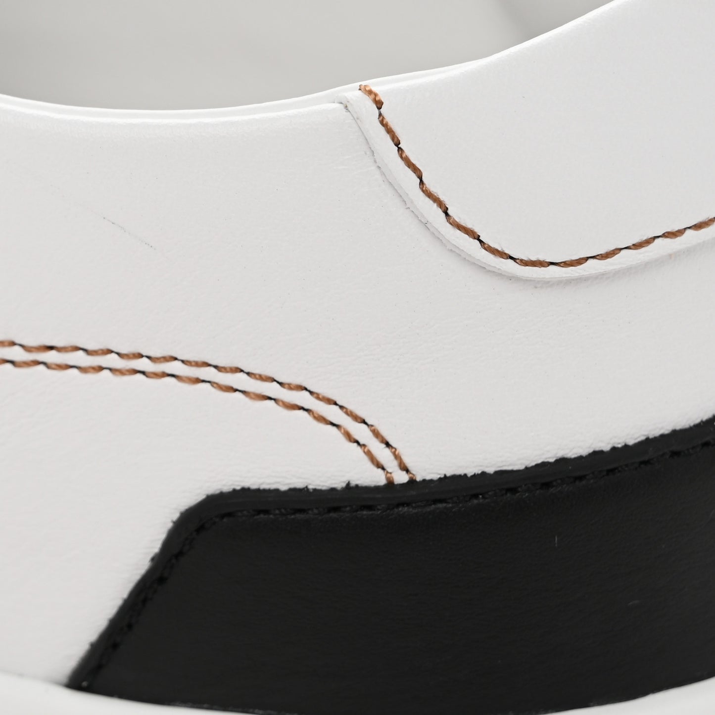 Calfskin Mens Deep Sneakers 39.5 White Naturel