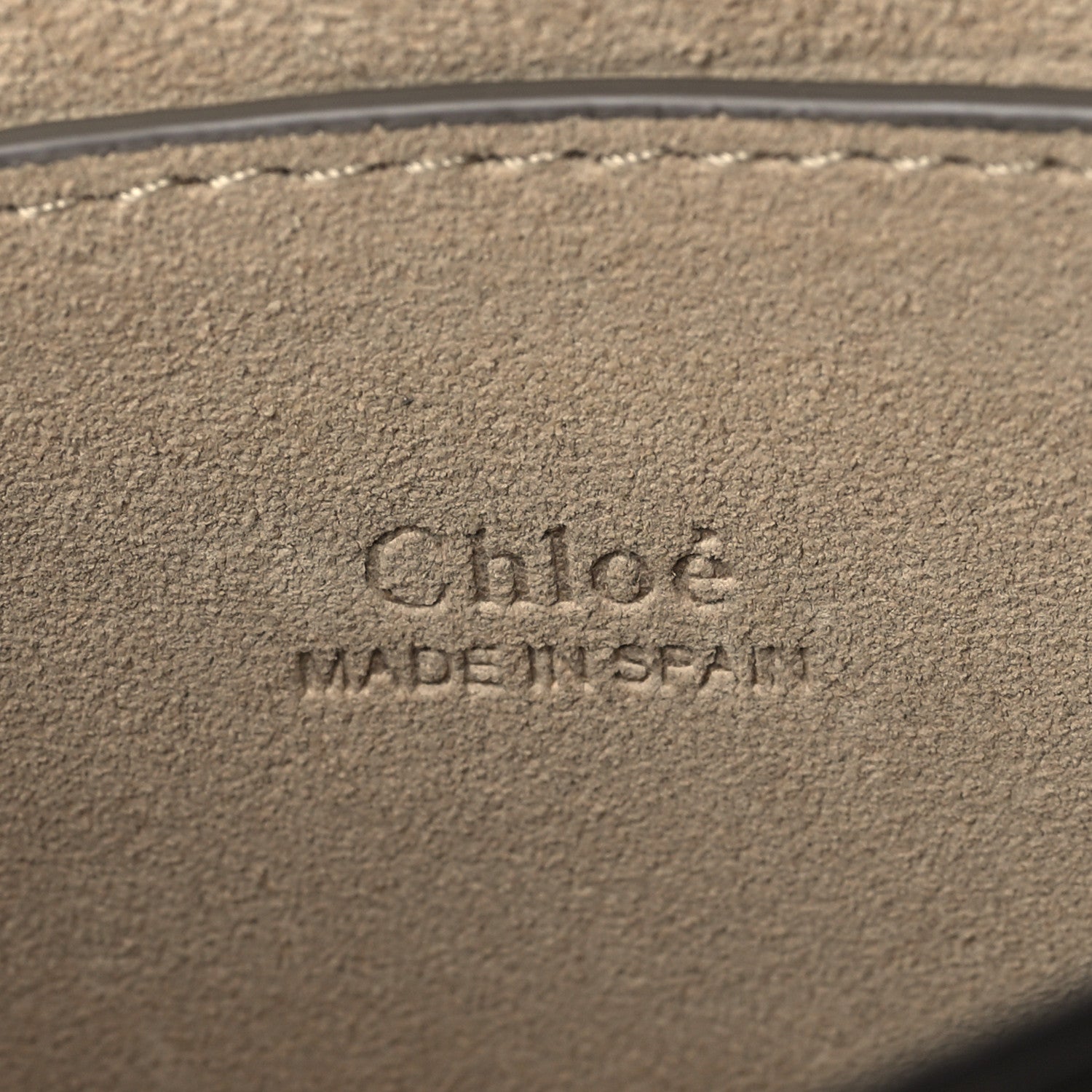 Chloe Suede Calfskin Small Faye Shoulder Bag Motty Grey 5 of 8