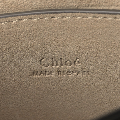 Chloe Suede Calfskin Small Faye Shoulder Bag Motty Grey 5 of 8