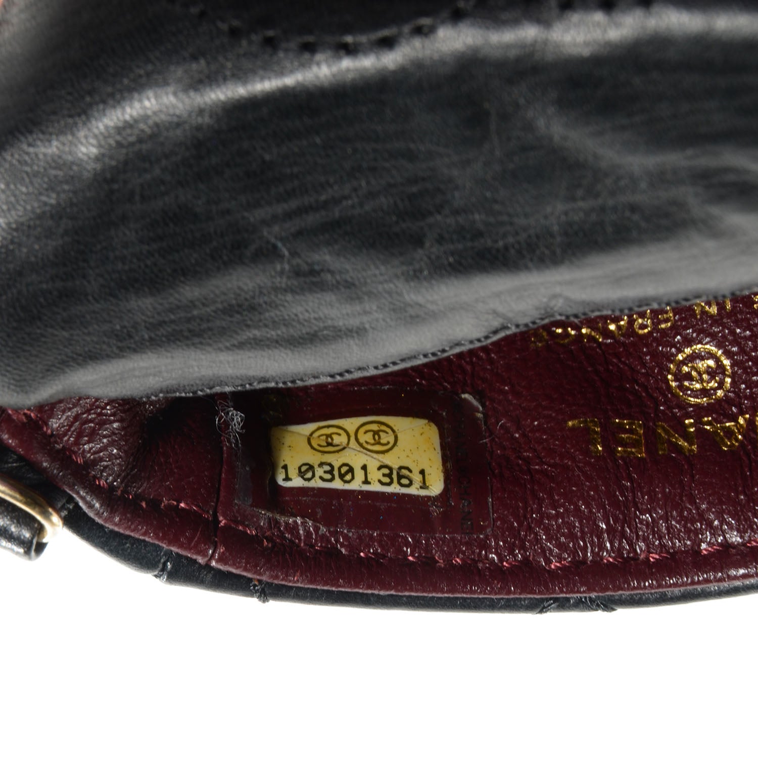 Chanel Aged Calfskin 2.55 Reissue Phone Case Black 9 of 10