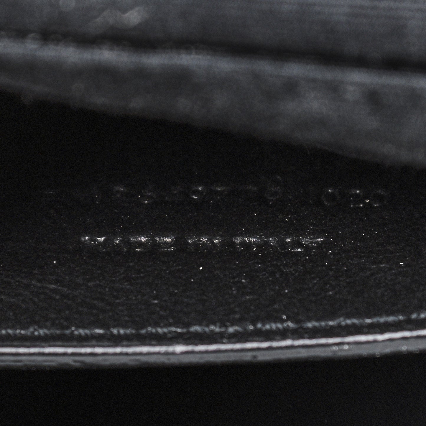 Grain de Poudre Quilted 80's Vanity Bag Black
