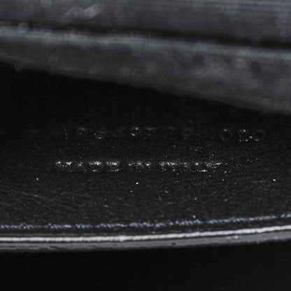 Saint Laurent Grain de Poudre Quilted 80's Vanity Bag Black 6 of 9
