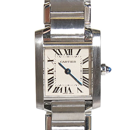Cartier Stainless Steel 20mm Tank Francaise Quartz Watch 9 of 16