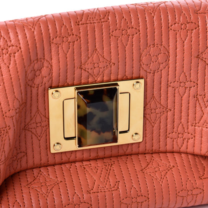 Louis Vuitton Calfskin Quilted Monogram Altair Clutch Rose 8 of 8
