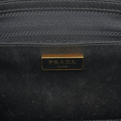 Prada Saffiano Medium Galleria Double Zip Tote Black 7 of 11