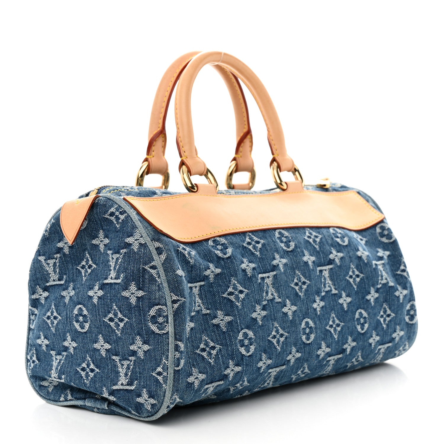 Louis Vuitton Monogram Denim Neo Speedy Blue 3 of 11