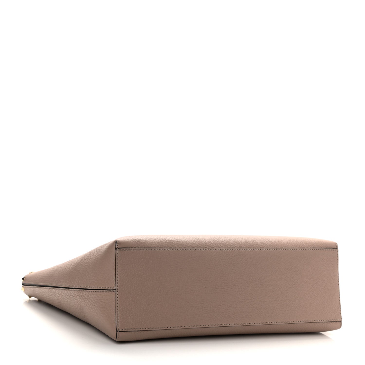 Valentino Garavani Grained Calfskin Rockstud Shoulder Tote Poudre 3 of 7