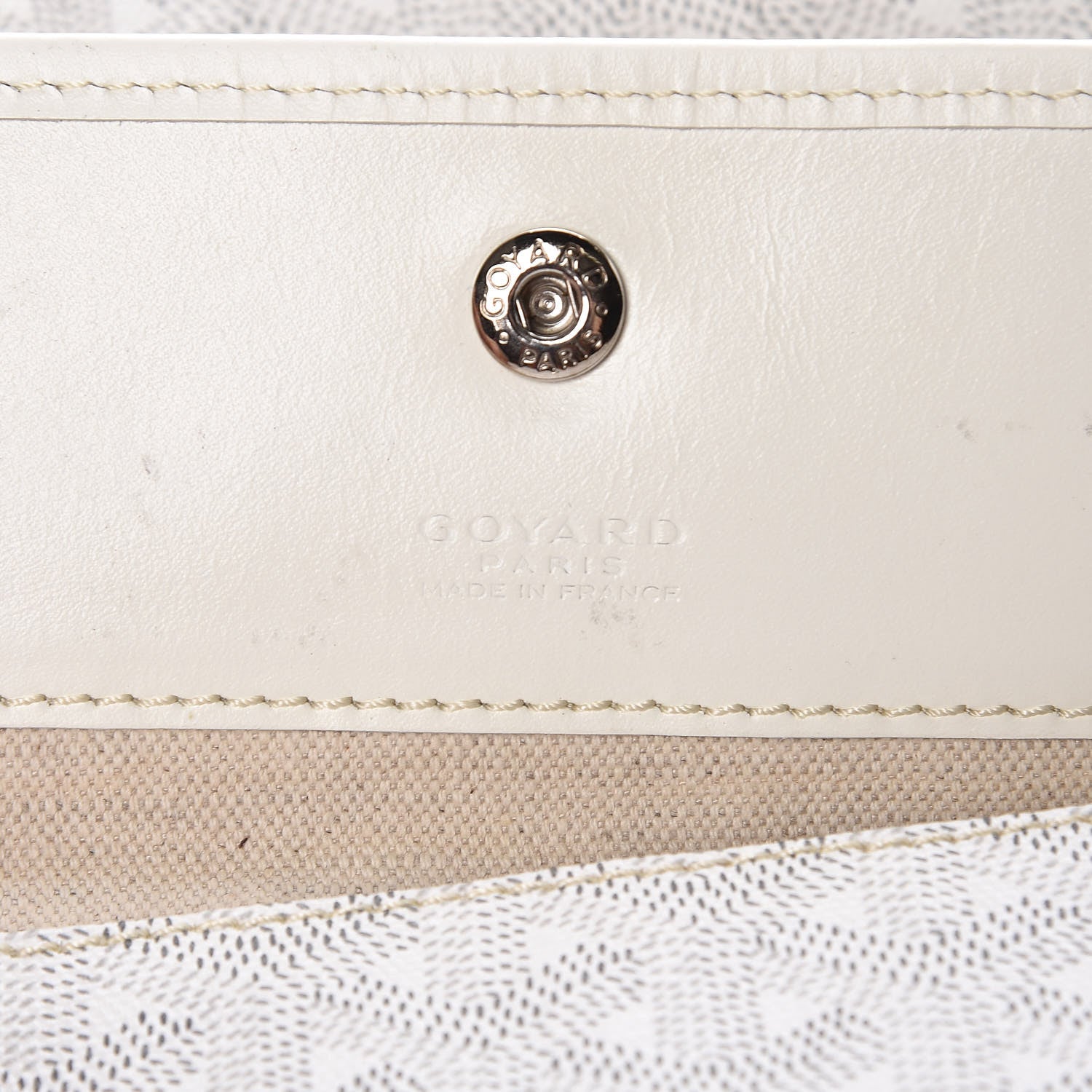 Goyard Goyardine Saint Louis PM White 8 of 18